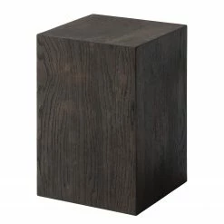 Studio Copenhagen Beistelltisch Cubus III - Echtholzfurnier - Eiche Schwarz