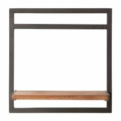 Ars manufacti Wandregal Manchester - Akazie massiv / Metall - Akazie / Anthrazit - 40 x 40 cm 9 Ars manufacti Wandregal Manchester - Akazie massiv / Metall - Akazie / Anthrazit - 40 x 40 cm -Wohnzimmermöbel boutique en ligne 1000117157 030 GALLERYIMAGES P000000001000117157