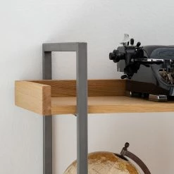 Ars manufacti Bücherregal Dharai I - Echtholzfurnier / Metall - Eiche / Silber 20 Ars manufacti Bücherregal Dharai I - Echtholzfurnier / Metall - Eiche / Silber -Wohnzimmermöbel boutique en ligne 1000117164 180827 07154919 GALLERYIMAGES P000000001000117164