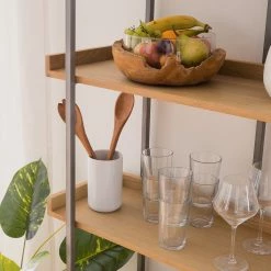 Ars manufacti Bücherregal Dharai II - Echtholzfurnier / Metall - Eiche / Silber 21 Ars manufacti Bücherregal Dharai II - Echtholzfurnier / Metall - Eiche / Silber -Wohnzimmermöbel boutique en ligne 1000117167 180912 12435808 GALLERYIMAGES P000000001000117167