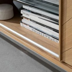 Ars manufacti TV-Lowboard Dharai - Echtholzfurnier / Metall - Eiche / Silber 29 Ars manufacti TV-Lowboard Dharai - Echtholzfurnier / Metall - Eiche / Silber -Wohnzimmermöbel boutique en ligne 1000117170 180822 15192725 GALLERYIMAGES P000000001000117170