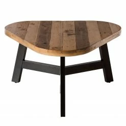 Ars manufacti Couchtisch Tamati II - Altholz Pinie / Metall - Pinie Dunkel / Schwarz -Wohnzimmermöbel boutique en ligne 1000117180 200612 15550100007 DETAILS P000000001000117180