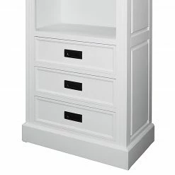 Maison Belfort Regal Nasinu - Paulownia teilmassiv - Weiß / Antik Grau -Wohnzimmermöbel boutique en ligne 1000117551 210722 11224400071 DETAILS P000000001000117551