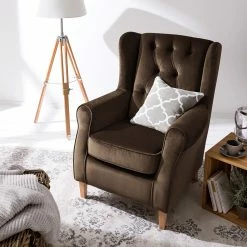 Maison Belfort Ohrensessel Luro Samt -Wohnzimmermöbel boutique en ligne 1000117569 200528 17202800012 DETAILS P000000001000117569