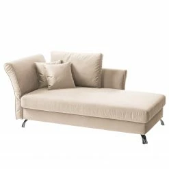 Jack & Alice Recamiere Habay - Microfaser - Hellbeige - Armlehne davorstehend links