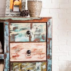 Ars manufacti Kommode Yazoo - Altholz massiv - Mehrfarbig -Wohnzimmermöbel boutique en ligne 1000118141 181123 16234500012 MOOD GALLERYIMAGES P000000001000118141 mood