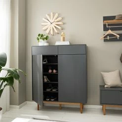 Mørteens Schuhkommode Lindholm II - Grau -Wohnzimmermöbel boutique en ligne 1000119255 200916 16053800019 MOOD DETAILS P000000001000119255 mood