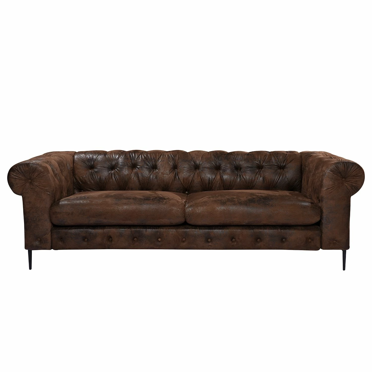 Ars manufacti Sofa Cayley (3-Sitzer) - Antiklederlook - Braun 1 Ars manufacti Sofa Cayley (3-Sitzer) - Antiklederlook - Braun