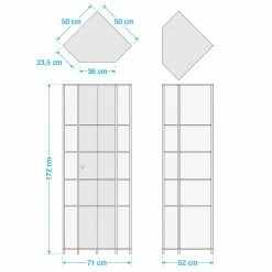 Fredriks Eckvitrine Amalia I - Inkl. Beleuchtung - Schwarz 11 Fredriks Eckvitrine Amalia I - Inkl. Beleuchtung - Schwarz -Wohnzimmermöbel boutique en ligne 1000119682 190621 12570200045 GALLERYIMAGES P000000001000119682