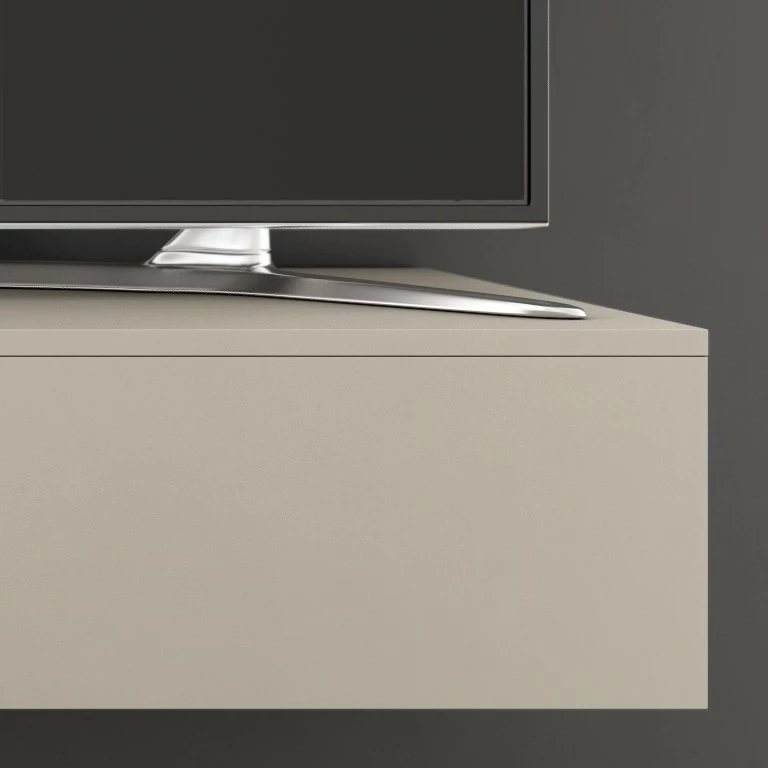 Loftscape TV-Wand Emporior III - Matt Hellbeige / Matt Weiß - Breite: 294 cm 4 Loftscape TV-Wand Emporior III - Matt Hellbeige / Matt Weiß - Breite: 294 cm – Bild 4