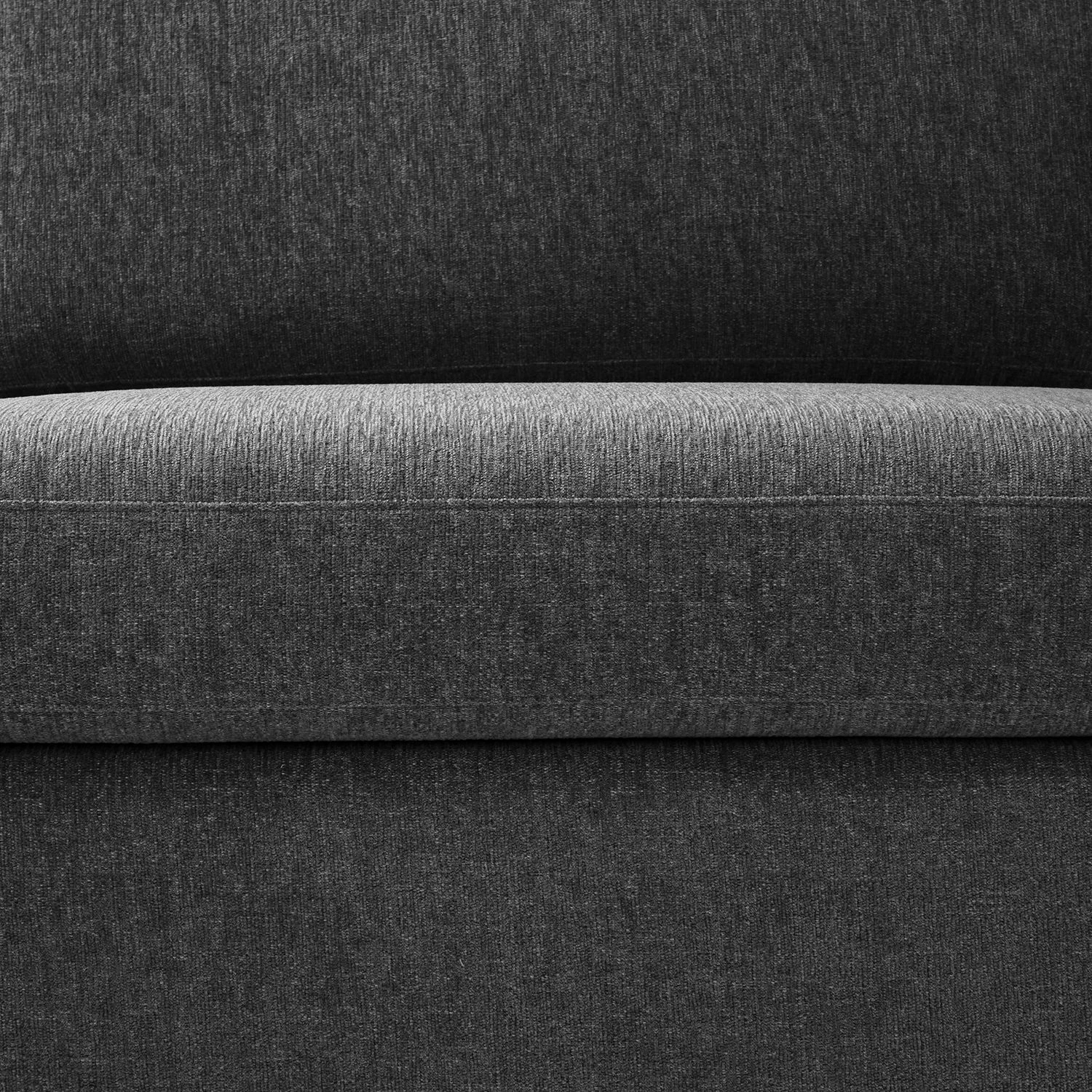 Fredriks Ecksofa Cipo I - Schwarz meliert - Longchair davorstehend rechts 14 Fredriks Ecksofa Cipo I - Schwarz meliert - Longchair davorstehend rechts – Bild 14