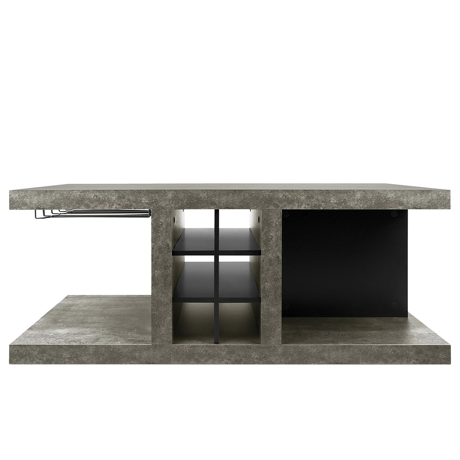 Temahome Couchtisch Detroit ll - Beton Dekor / Matt Schwarz 7 Temahome Couchtisch Detroit ll - Beton Dekor / Matt Schwarz – Bild 7