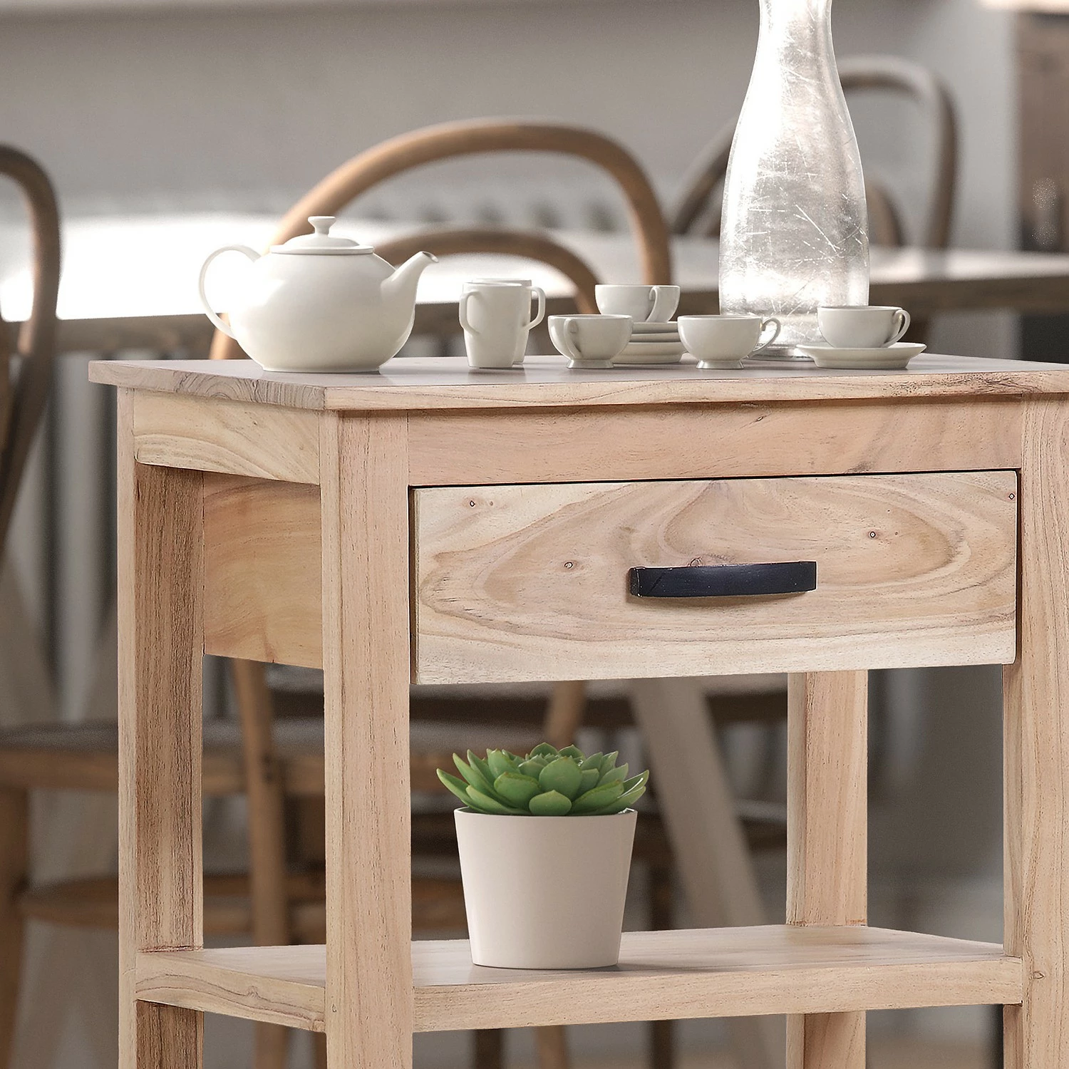 Ars manufacti Servierwagen Sordio II - Akazie massiv 3 Ars manufacti Servierwagen Sordio II - Akazie massiv – Bild 3