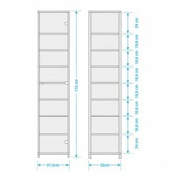 Fredriks Standvitrine Exhibit II - Inkl. Beleuchtung - Buche Dekor 7 Fredriks Standvitrine Exhibit II - Inkl. Beleuchtung - Buche Dekor -Wohnzimmermöbel boutique en ligne 1000121901 30 GALLERYIMAGES P000000001000121901