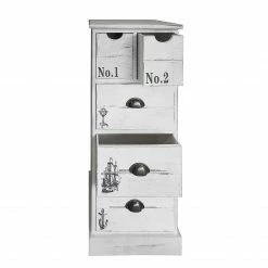 Maison Belfort Kommode Nadi I - Paulownia teilmassiv - Antik Weiß - 86 cm -Wohnzimmermöbel boutique en ligne 1000122202 200723 16075700002 DETAILS P000000001000122202