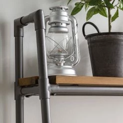 Ars manufacti Regal Atelier IV - Akazie massiv / Metall - Akazie Braun / Anthrazit -Wohnzimmermöbel boutique en ligne 1000123167 180917 101123021 GALLERYIMAGES P000000001000123167