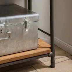 Ars manufacti Regal Atelier IV - Akazie massiv / Metall - Akazie Braun / Anthrazit -Wohnzimmermöbel boutique en ligne 1000123167 180917 101123061 GALLERYIMAGES P000000001000123167