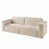 Ars Natura 3-Sitzer Sofa LORALAI - Cordstoff Lola: Creme