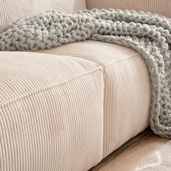 Ars Natura 3-Sitzer Sofa LORALAI - Cordstoff Lola: Creme -Wohnzimmermöbel boutique en ligne 1000123336 180911 09581219 MOOD GALLERYIMAGES P000000001000123336 mood