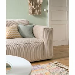 Ars Natura 3-Sitzer Sofa LORALAI - Cordstoff Lola: Creme -Wohnzimmermöbel boutique en ligne 1000123336 190425 16061400008 GALLERYIMAGES P000000001000123336