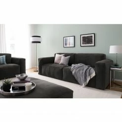 Jack & Alice Sofa Greenwich (3-Sitzer) - Dunkelgrau -Wohnzimmermöbel boutique en ligne 1000123340 181011 09372001 MOOD GALLERYIMAGES P000000001000123340 mood