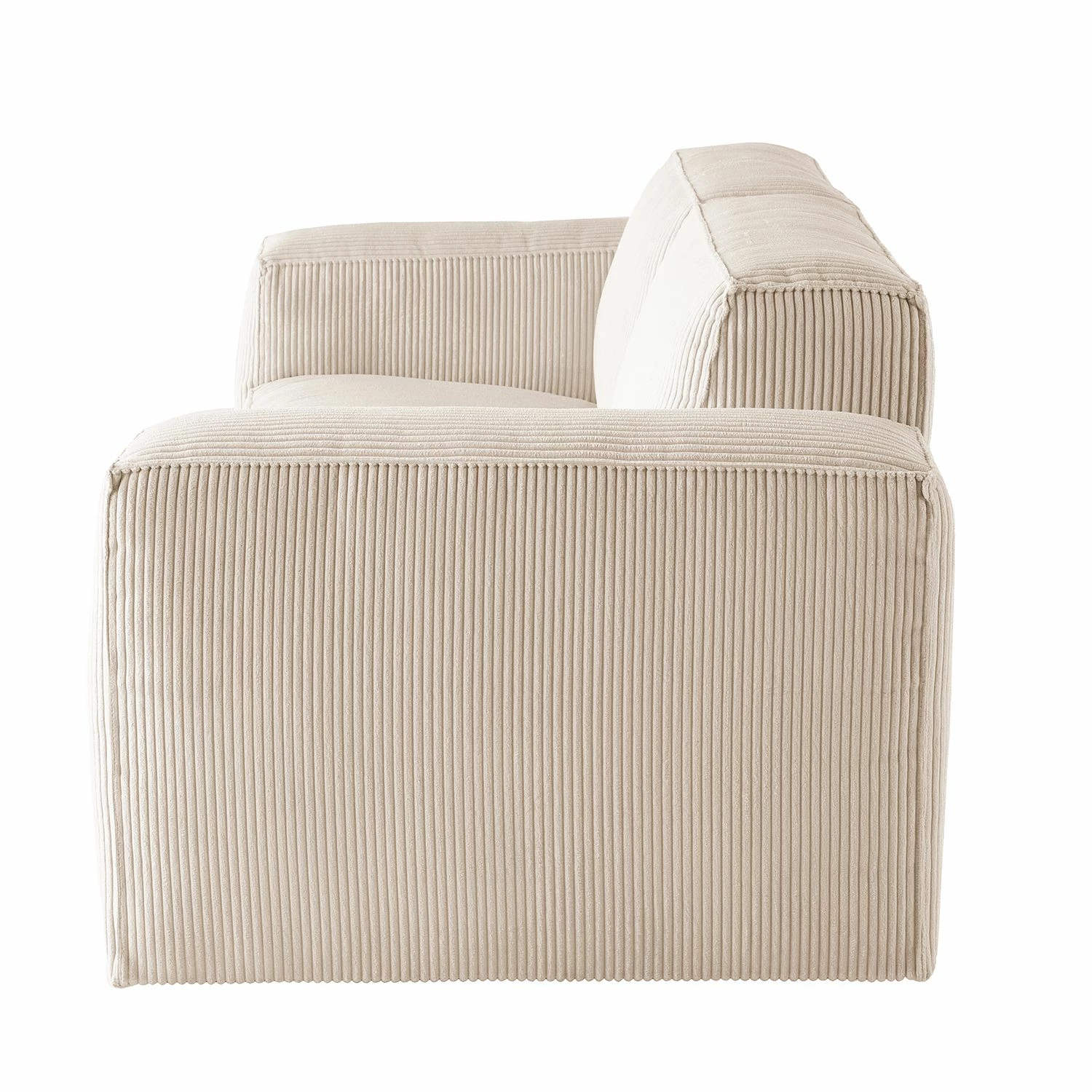 Ars Natura 2-Sitzer Sofa LORALAI - Cordstoff Lola: Creme 5 Ars Natura 2-Sitzer Sofa LORALAI - Cordstoff Lola: Creme – Bild 5