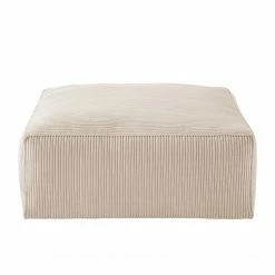 Ars Natura Polsterhocker LORALAI - Cordstoff Lola: Creme -Wohnzimmermöbel boutique en ligne 1000123354 180716 093405148 GALLERYIMAGES P000000001000123354