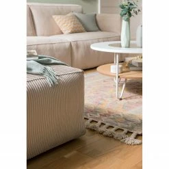 Ars Natura Polsterhocker LORALAI - Cordstoff Lola: Creme -Wohnzimmermöbel boutique en ligne 1000123354 190425 16061400011 GALLERYIMAGES P000000001000123354