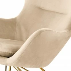 Jack & Alice Schaukelsessel Skamby - Samt - Creme -Wohnzimmermöbel boutique en ligne 1000123363 181219 09580500006 GALLERYIMAGES P000000001000123363