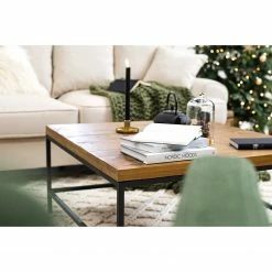 Ars manufacti Couchtisch Grasby - Altholz Pinie massiv / Metall - Pinie Dunkel / Schwarz -Wohnzimmermöbel boutique en ligne 1000123378 210927 064530000028 MOOD DETAILS P000000001000123378 mood