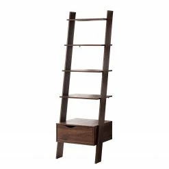 Mørteens Regal Gjora - Gummibaum teilmassiv - Walnuss