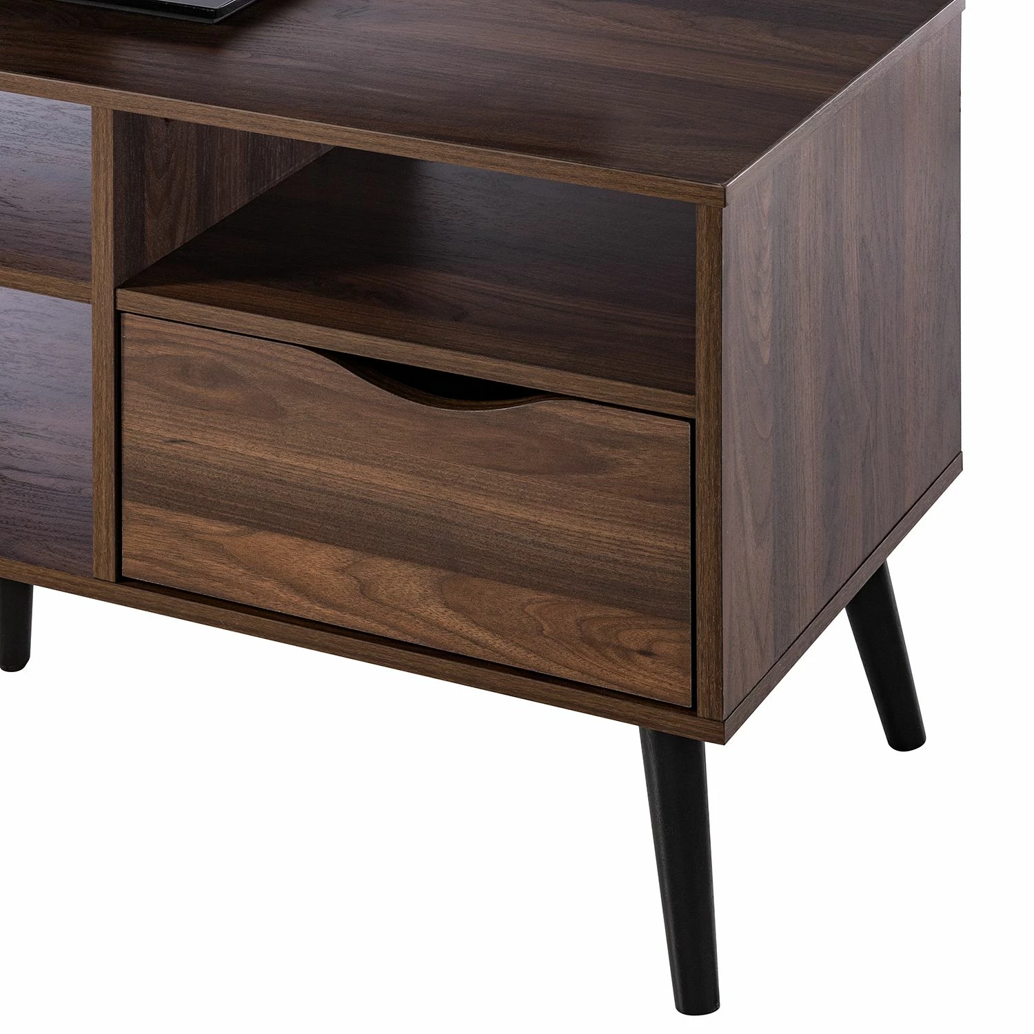 Mørteens TV-Lowboard Gjora I - Gummibaum teilmassiv - Walnuss 7 Mørteens TV-Lowboard Gjora I - Gummibaum teilmassiv - Walnuss – Bild 7