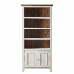 Maison Belfort Bücherregal Balignton I - Kiefer massiv - Weiß / Kiefer -Wohnzimmermöbel boutique en ligne 1000123499 211116 12462000077 DETAILS P000000001000123499