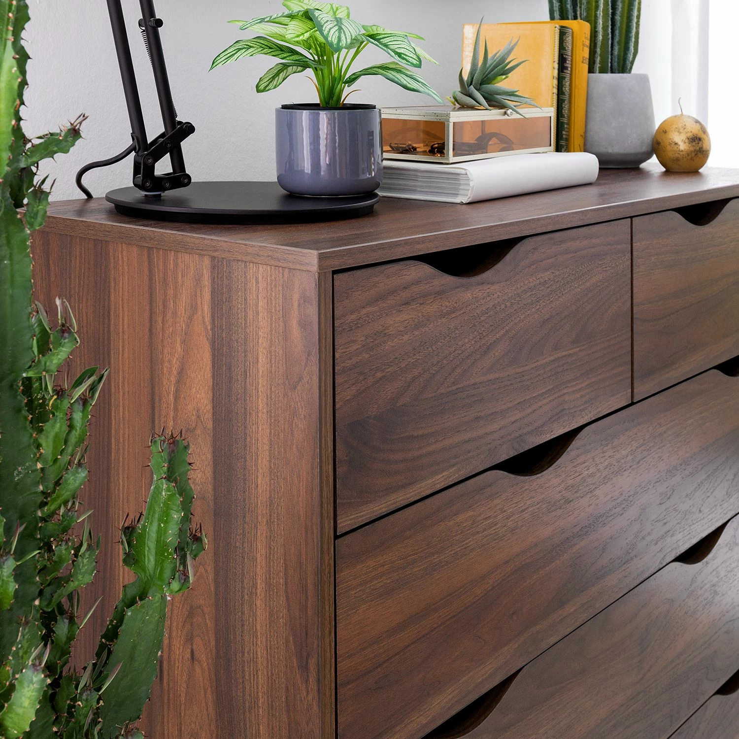 Mørteens Kommode Gjora II - Gummibaum teilmassiv - Walnuss 13 Mørteens Kommode Gjora II - Gummibaum teilmassiv - Walnuss – Bild 13