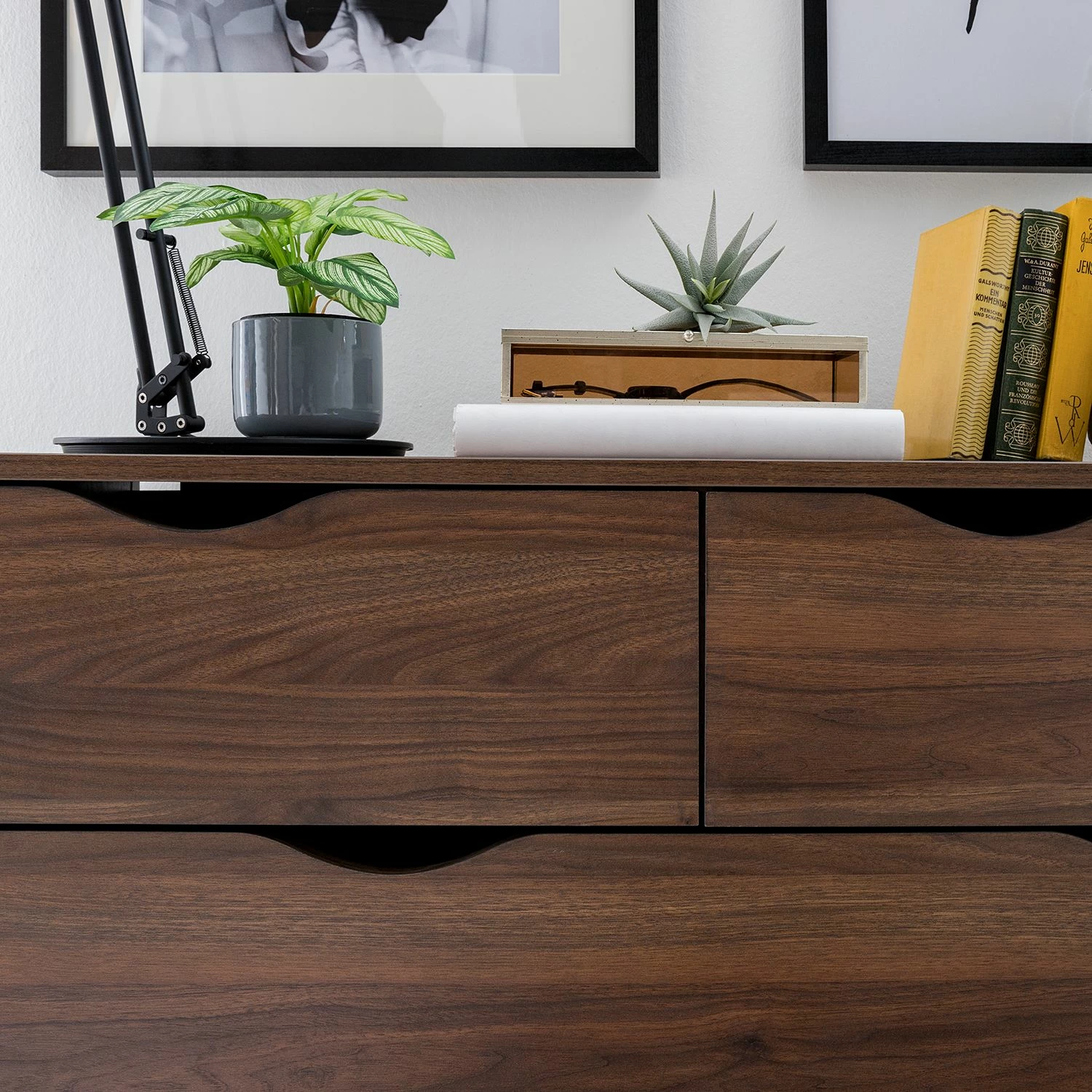 Mørteens Kommode Gjora II - Gummibaum teilmassiv - Walnuss 15 Mørteens Kommode Gjora II - Gummibaum teilmassiv - Walnuss – Bild 15