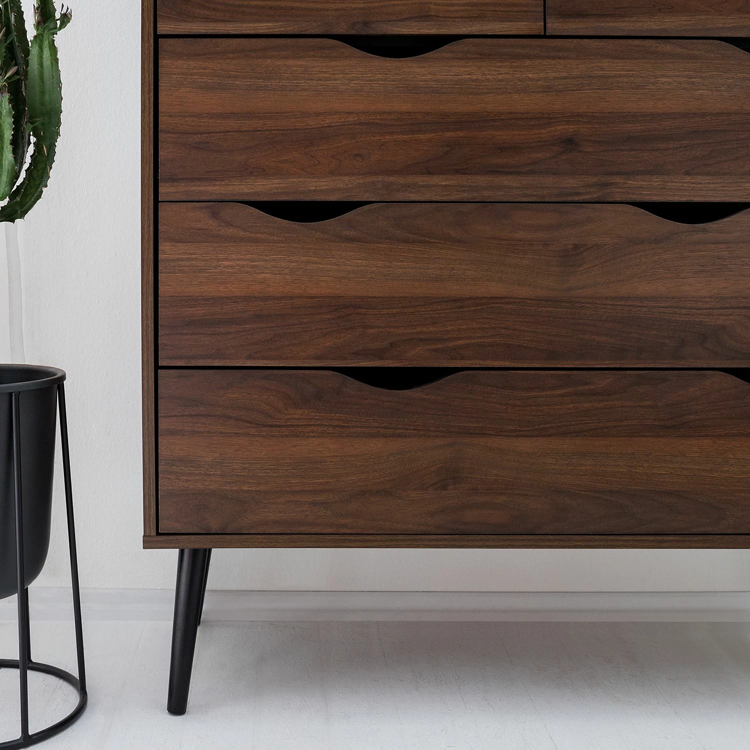 Mørteens Kommode Gjora II - Gummibaum teilmassiv - Walnuss 16 Mørteens Kommode Gjora II - Gummibaum teilmassiv - Walnuss – Bild 16