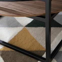 Studio Copenhagen Couchtisch Sumstad - Rauchglas / Metall - Nussbaum / Schwarz -Wohnzimmermöbel boutique en ligne 1000123773 190321 17260300006 GALLERYIMAGES P000000001000123773