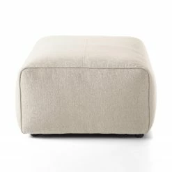 Studio Copenhagen Polsterhocker HUDSON - Webstoff Saia: Beige -Wohnzimmermöbel boutique en ligne 1000123835 190916 13150900005 DETAILS P000000001000123835