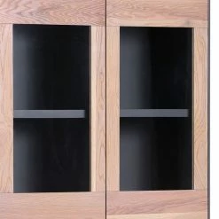 Norrwood Vitrinenschrank Colfax - Eiche teilmassiv - Eiche / Grau -Wohnzimmermöbel boutique en ligne 1000124011 180803 14033072 GALLERYIMAGES P000000001000124011