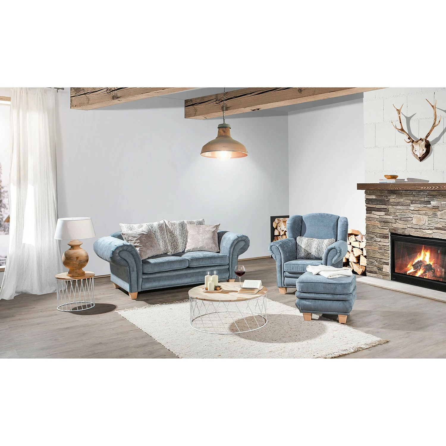 Norrwood Beistelltisch Gabiarra III - Akazie massiv / Eisen - Mango Hell / Weiß 3 Norrwood Beistelltisch Gabiarra III - Akazie massiv / Eisen - Mango Hell / Weiß – Bild 3