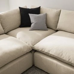 Studio Copenhagen Ecksofa Velada - Webstoff - Kaschmir -Wohnzimmermöbel boutique en ligne 1000125302 210222 07022600032 DETAILS P000000001000125302