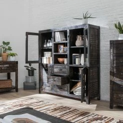 Ars manufacti Highboard Keyport II - Mango massiv -Wohnzimmermöbel boutique en ligne 1000125896 190523 11150300069 MOOD GALLERYIMAGES P000000001000125896 mood