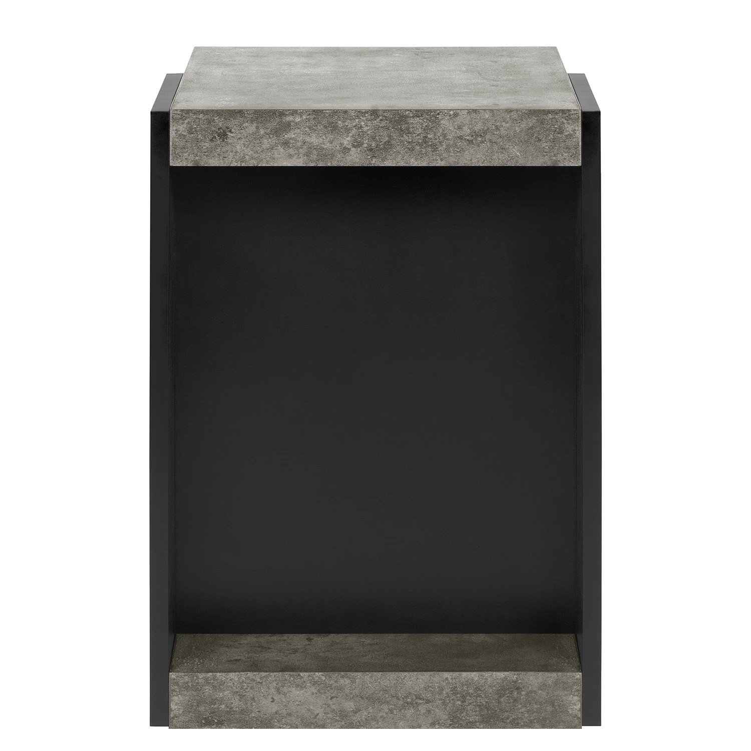 Temahome Beistelltisch Klaus - Beton Dekor / Schwarz 6 Temahome Beistelltisch Klaus - Beton Dekor / Schwarz – Bild 6