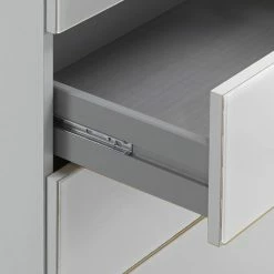 Wimex Schubladenkommode Lingga I - Weiß / Glas Weiß -Wohnzimmermöbel boutique en ligne 1000126303 180719 16310740 GALLERYIMAGES P000000001000126303