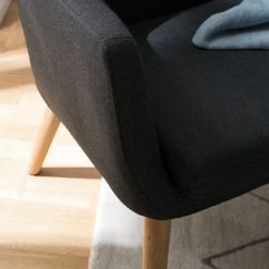 Mørteens Sessel Nicholas - Webstoff - Anthrazit -Wohnzimmermöbel boutique en ligne 1000126885 210416 07533000005 DETAILS P000000001000126885