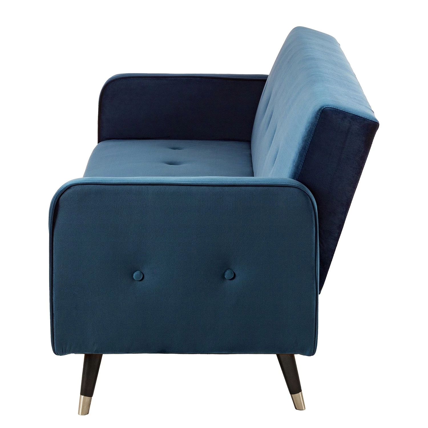 Jack & Alice Schlafsofa Daru I - Samt - Dunkelblau 6 Jack & Alice Schlafsofa Daru I - Samt - Dunkelblau – Bild 6