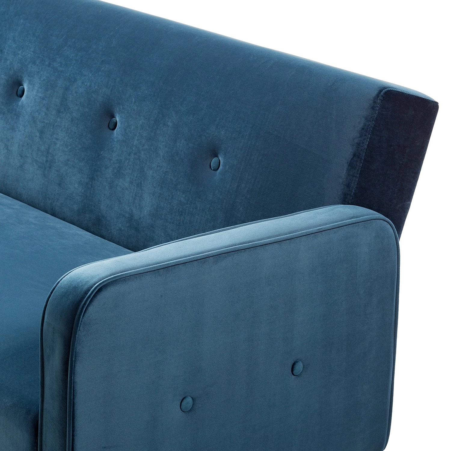 Jack & Alice Schlafsofa Daru I - Samt - Dunkelblau 8 Jack & Alice Schlafsofa Daru I - Samt - Dunkelblau – Bild 8