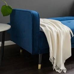 Jack & Alice Schlafsofa Daru I - Samt - Dunkelblau 32 Jack & Alice Schlafsofa Daru I - Samt - Dunkelblau -Wohnzimmermöbel boutique en ligne 1000126913 200514 12274800004 DETAILS P000000001000126913