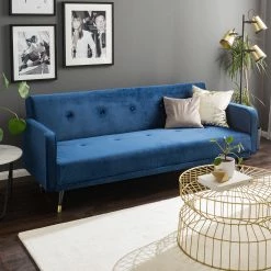 Jack & Alice Schlafsofa Daru I - Samt - Dunkelblau 34 Jack & Alice Schlafsofa Daru I - Samt - Dunkelblau -Wohnzimmermöbel boutique en ligne 1000126913 200514 12275000006 DETAILS P000000001000126913