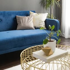 Jack & Alice Schlafsofa Daru I - Samt - Dunkelblau 38 Jack & Alice Schlafsofa Daru I - Samt - Dunkelblau -Wohnzimmermöbel boutique en ligne 1000126913 200514 12275400010 DETAILS P000000001000126913